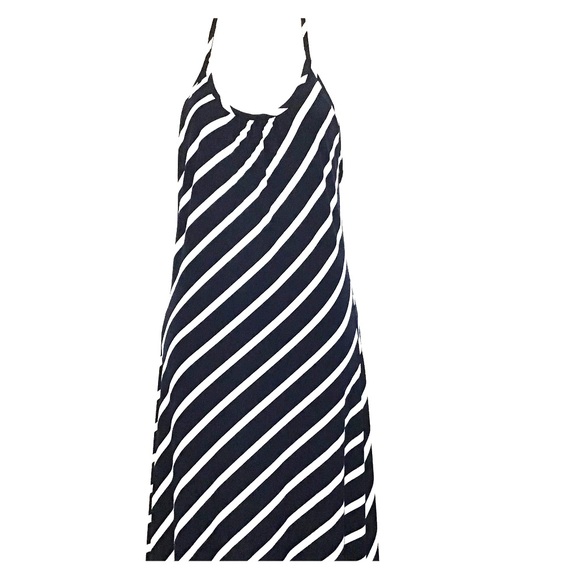 Maurices Dresses & Skirts - Maurices Navy and White Spaghetti Strap Maxi Dress